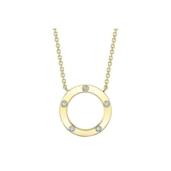 Circular Diamond Necklace Mark Allen Jewelers Santa Rosa, CA