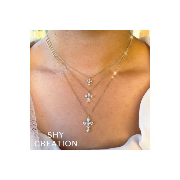 Mini Diamond Cross Image 3 Mark Allen Jewelers Santa Rosa, CA