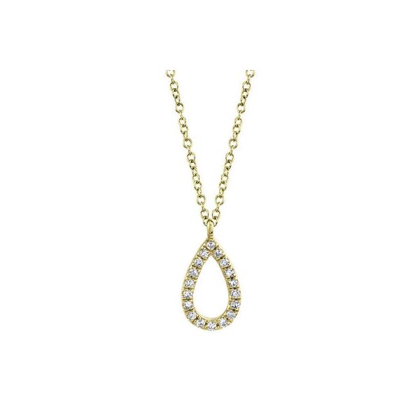 Diamond Teardrop Pendant Mark Allen Jewelers Santa Rosa, CA