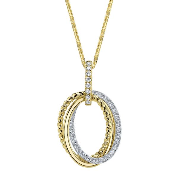 DIAMOND OVAL CHOPIN CHAIN NECKLACE Mark Allen Jewelers Santa Rosa, CA