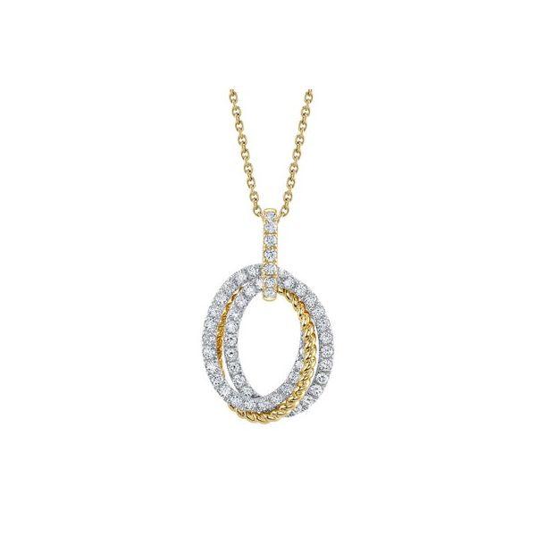 DOUBLE DIAMOND OVAL CHOPIN CHAIN NECKLACE Mark Allen Jewelers Santa Rosa, CA