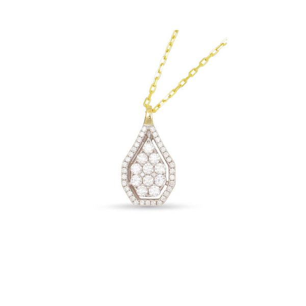 14k White Gold Diamond Necklace Mark Allen Jewelers Santa Rosa, CA