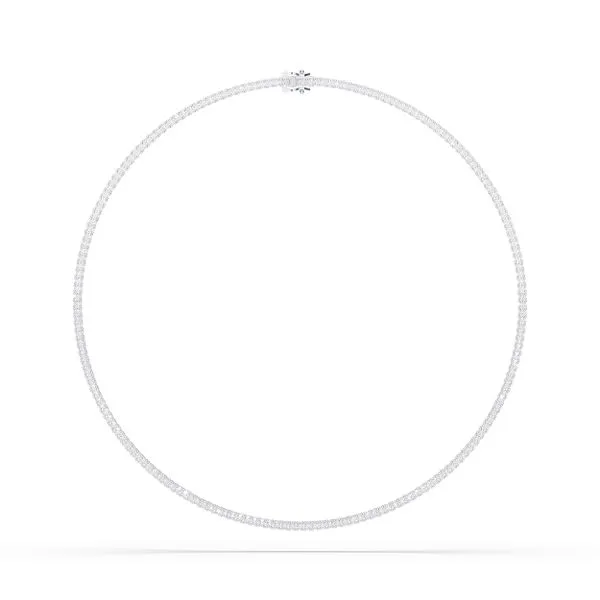 5 Carat Lab-Grown Diamond Tennis Necklace in 14K White Gold Mark Allen Jewelers Santa Rosa, CA