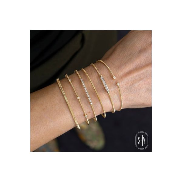 DIAMOND BEZEL BANGLE Image 3 Mark Allen Jewelers Santa Rosa, CA