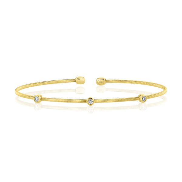 DIAMOND BEZEL BANGLE Mark Allen Jewelers Santa Rosa, CA
