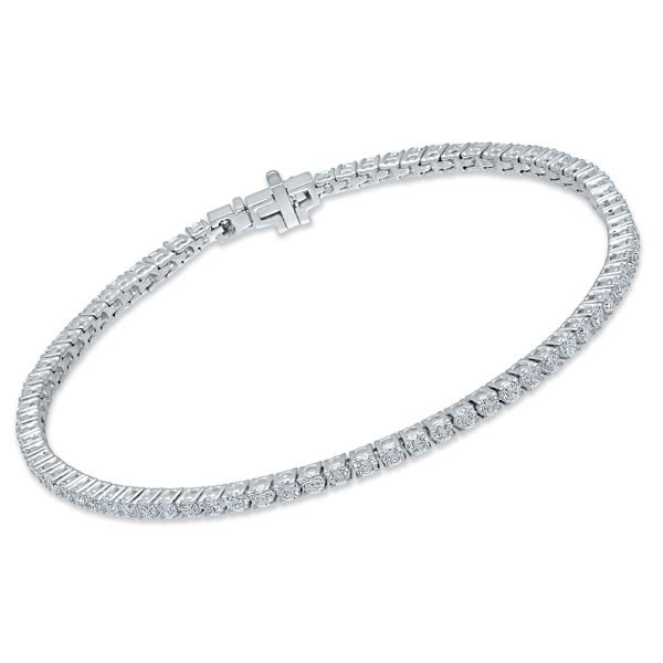 2.26 CTW Lab-Grown Diamond Tennis Bracelet – Platinum Mark Allen Jewelers Santa Rosa, CA