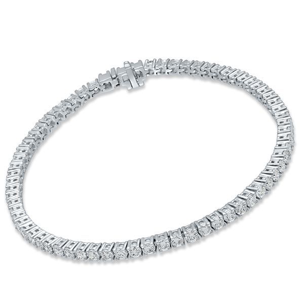 3.02 CTW Lab-Grown Diamond Tennis Bracelet – Platinum Mark Allen Jewelers Santa Rosa, CA