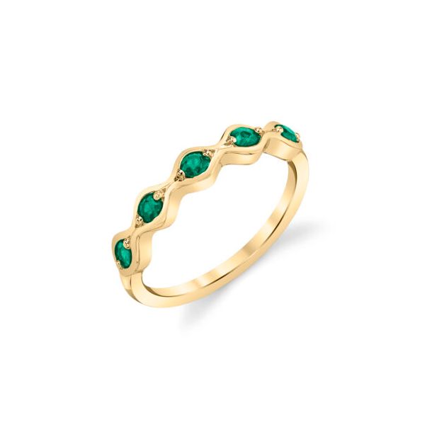 Yellow Gold Emerald Ring Mark Allen Jewelers Santa Rosa, CA
