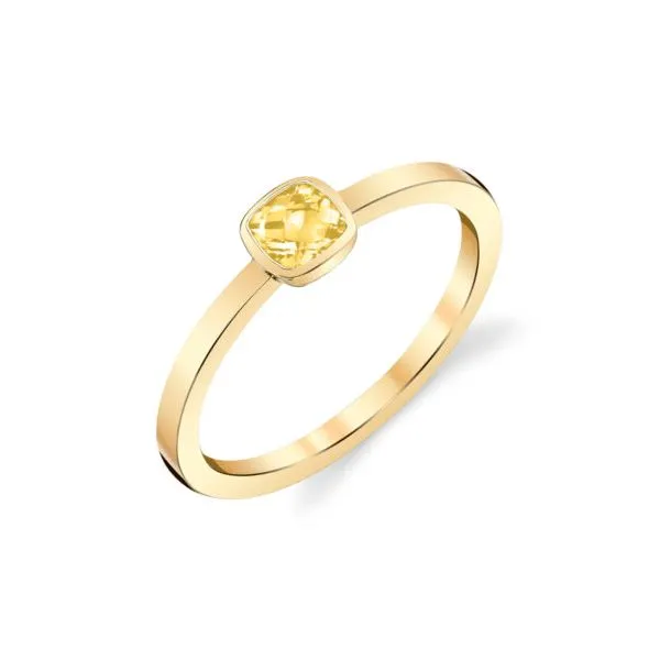 Light Citrine Bezel Set Stackable Ring Mark Allen Jewelers Santa Rosa, CA
