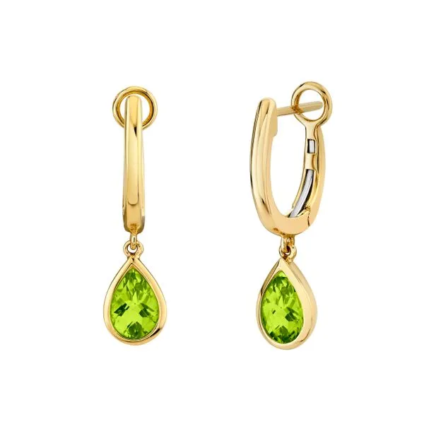 Peridot drop earrings Mark Allen Jewelers Santa Rosa, CA