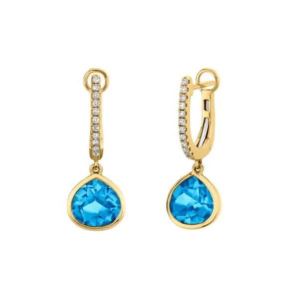 Ble Topaz Drop Earrings Mark Allen Jewelers Santa Rosa, CA