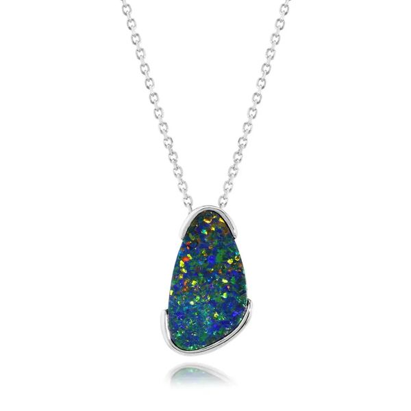 Freeform Australian Opal Pendant Mark Allen Jewelers Santa Rosa, CA