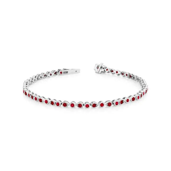 Bezel set Ruby bracelet Mark Allen Jewelers Santa Rosa, CA