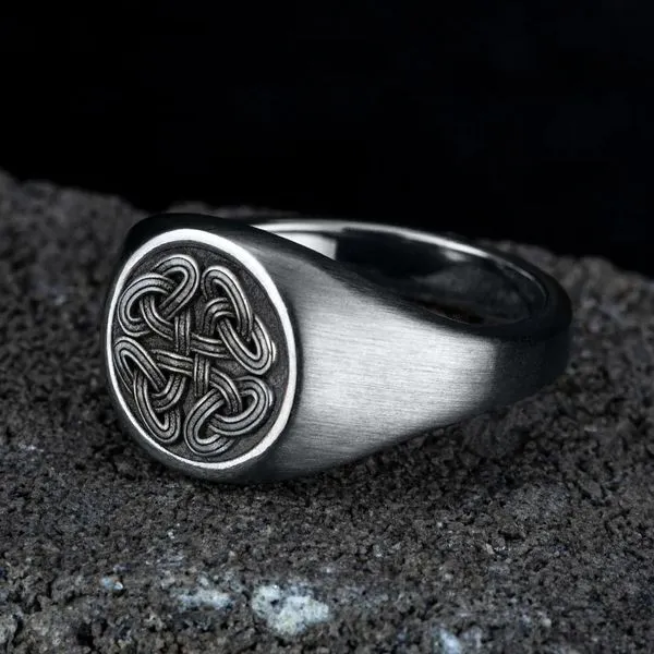 The Galway - 14k $ Tantalum Signet Ring Image 2 Mark Allen Jewelers Santa Rosa, CA