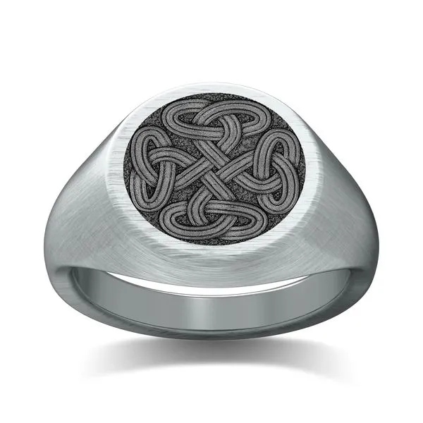 The Galway - 14k $ Tantalum Signet Ring Mark Allen Jewelers Santa Rosa, CA