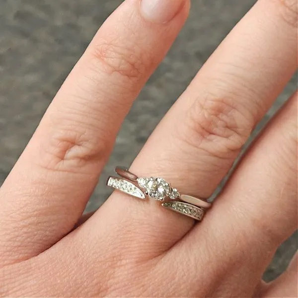 White Gold Diamond Wrap Band Image 3 Mark Jewellers La Crosse, WI
