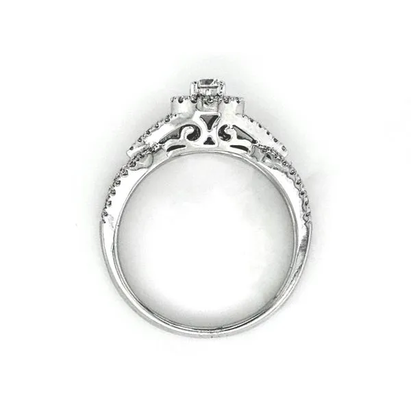 White Gold Diamond Wedding Set Image 2 Mark Jewellers La Crosse, WI