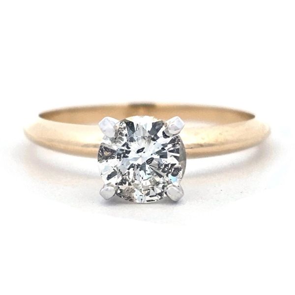 Yellow Gold Diamond Solitaire Ring-Complete Mark Jewellers La Crosse, WI