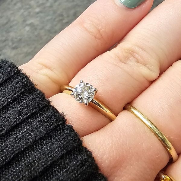 Diamond Solitaire Ring-Complete Image 2 Mark Jewellers La Crosse, WI