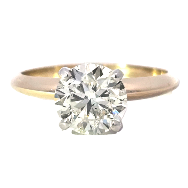 Yellow Gold Diamond Solitaire Ring-Complete Mark Jewellers La Crosse, WI