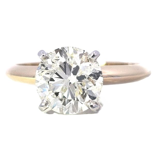 Yellow Gold Diamond Solitaire Ring-Complete Mark Jewellers La Crosse, WI