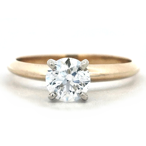 Yellow Gold Diamond Solitaire Ring-Complete Mark Jewellers La Crosse, WI