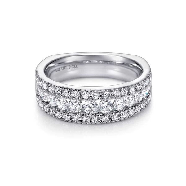 White Gold Diamond Wedding Band Mark Jewellers La Crosse, WI
