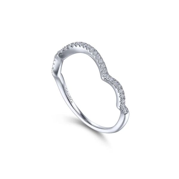 White Gold Diamond Wedding Band Image 2 Mark Jewellers La Crosse, WI