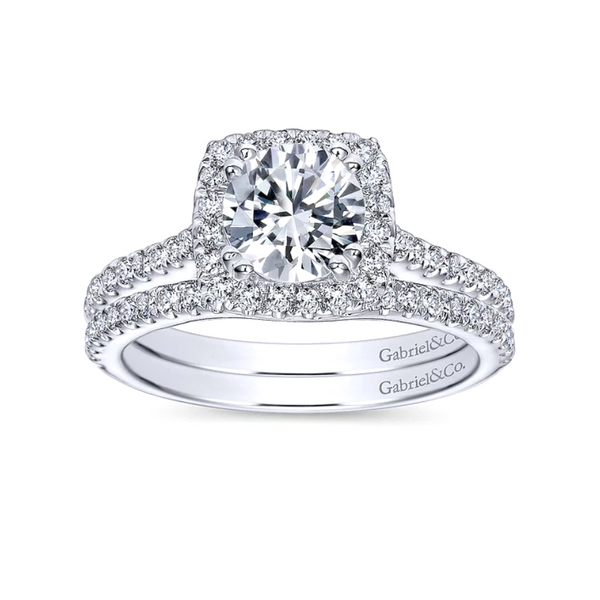 White Gold Diamond Wedding Band Image 2 Mark Jewellers La Crosse, WI