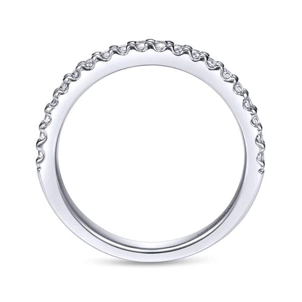 White Gold Diamond Wedding Band Image 2 Mark Jewellers La Crosse, WI