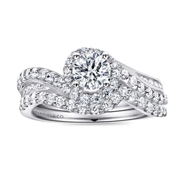 White Gold Diamond Wedding Band Image 2 Mark Jewellers La Crosse, WI