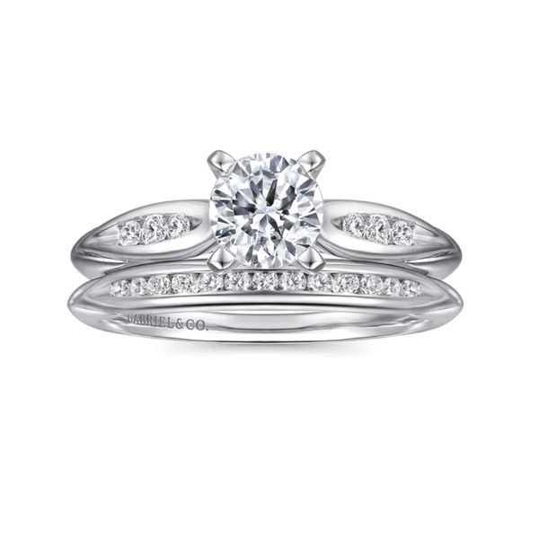 White Gold Diamond Wedding Band Image 2 Mark Jewellers La Crosse, WI