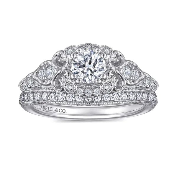 White Gold Diamond Wedding Band Image 3 Mark Jewellers La Crosse, WI