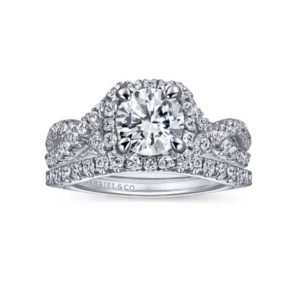 White Gold Diamond Wedding Band Image 2 Mark Jewellers La Crosse, WI