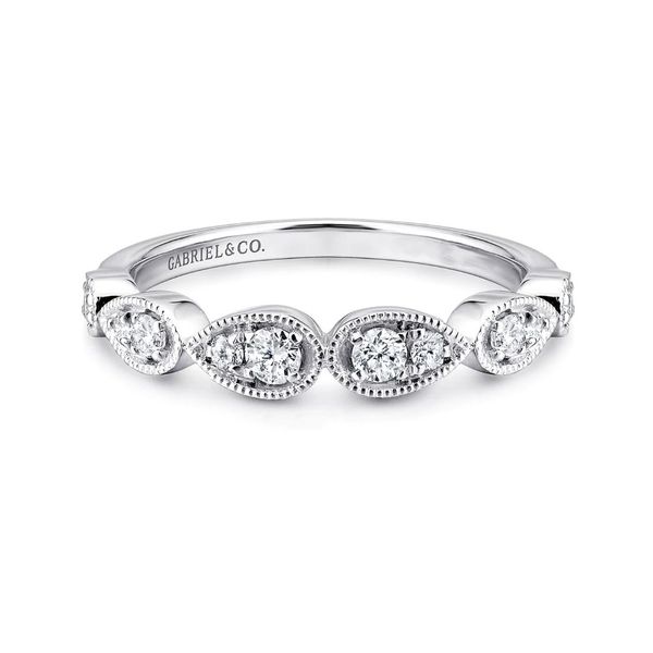 White Gold Diamond Wedding Band Mark Jewellers La Crosse, WI