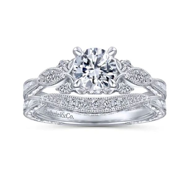 White Gold Diamond Wedding Band Image 2 Mark Jewellers La Crosse, WI