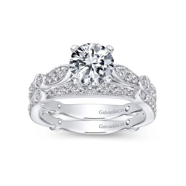 White Gold Diamond Wedding Band Image 2 Mark Jewellers La Crosse, WI