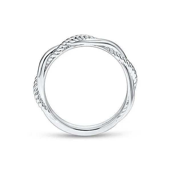White Gold Wedding Band Image 2 Mark Jewellers La Crosse, WI