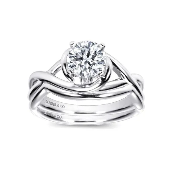 White Gold Wedding Band Image 2 Mark Jewellers La Crosse, WI