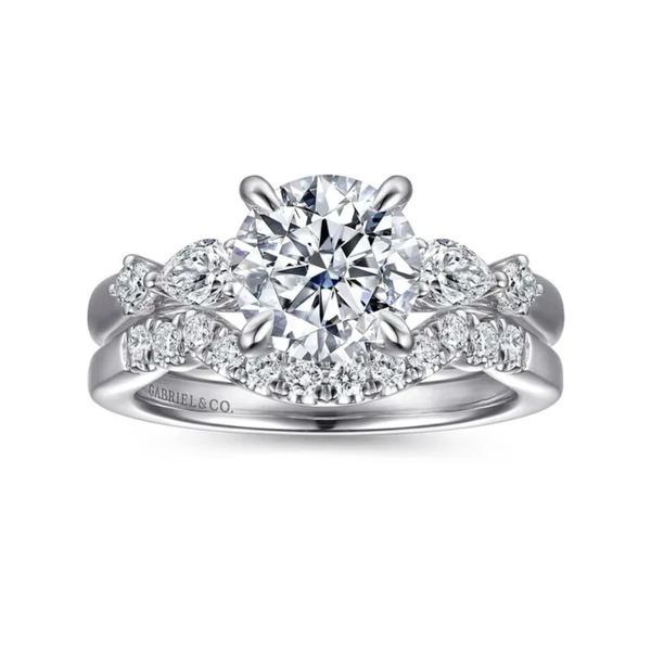 White Gold Diamond Wedding Band Image 2 Mark Jewellers La Crosse, WI