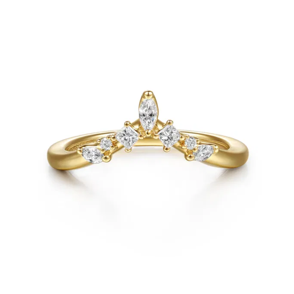 Yellow Gold Diamond Wedding Band Mark Jewellers La Crosse, WI