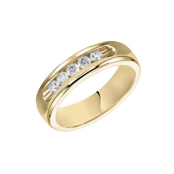 Yellow Gold Wedding Band Mark Jewellers La Crosse, WI