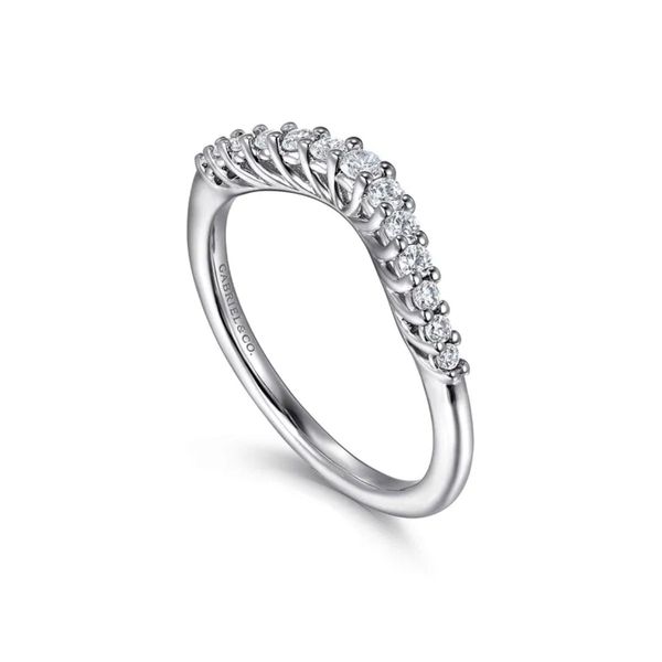 White Gold Diamond Anniversary Band Image 2 Mark Jewellers La Crosse, WI