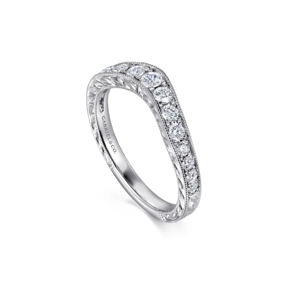 White Gold Diamond Anniversary Band Image 2 Mark Jewellers La Crosse, WI