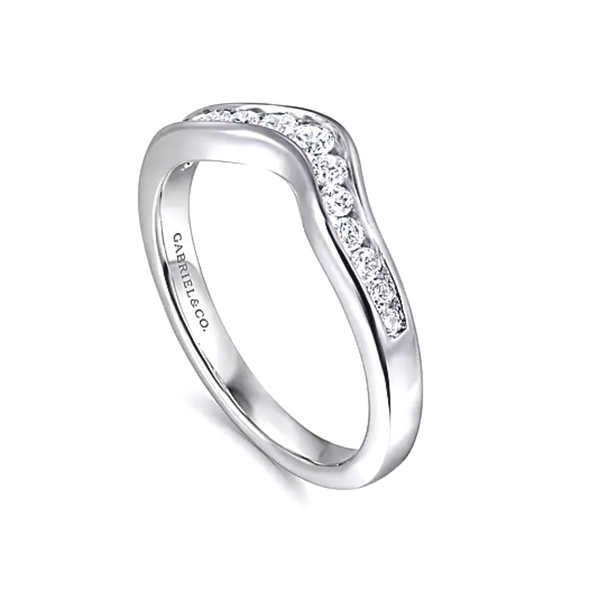 White Gold Diamond Anniversary Band Image 2 Mark Jewellers La Crosse, WI