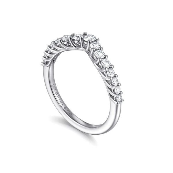White Gold Diamond Anniversary Band Image 2 Mark Jewellers La Crosse, WI