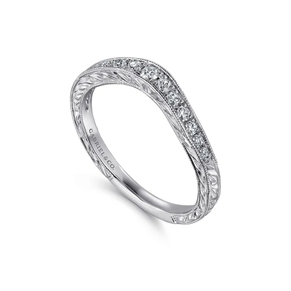 White Gold Diamond Anniversary Band Image 2 Mark Jewellers La Crosse, WI