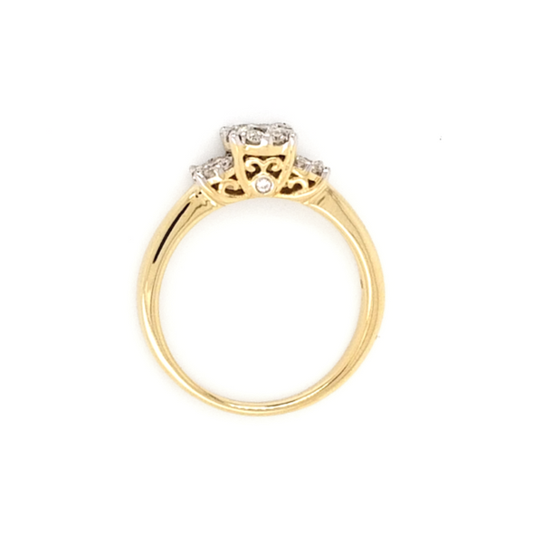 Diamond Trilogy Ring-Complete Image 2 Mark Jewellers La Crosse, WI