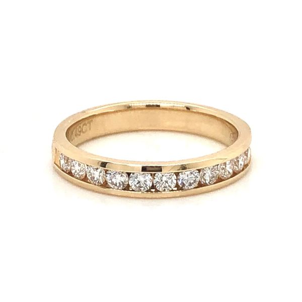 Yellow Gold Diamond Channel Band Mark Jewellers La Crosse, WI