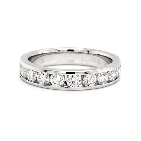 White Gold Diamond Channel Band Mark Jewellers La Crosse, WI